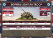 Flames of War: British Bofors Light AA Troop (Late War) - for just $30! 