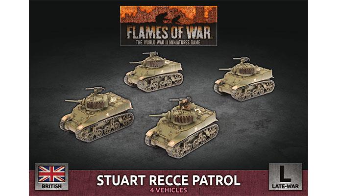 Flames of War: British Stuart Recce Patrol (Late War) - for just $40! 