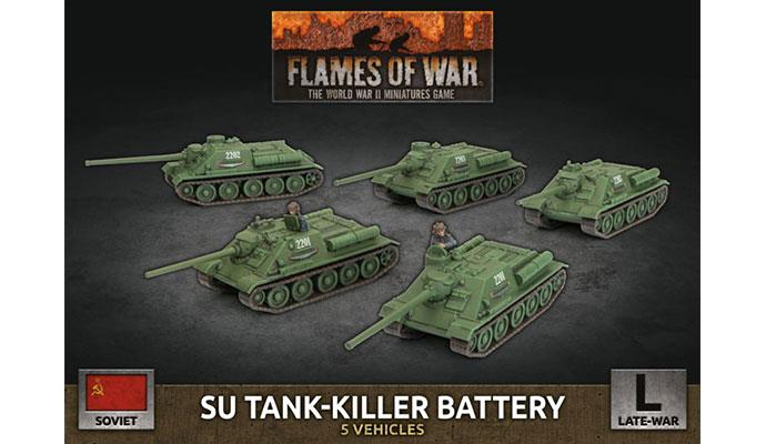 Flames of War: Soviet SU Tank-Killer Battery (Late War) - for just $50! 