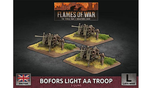 Flames of War: British Bofors Light AA Troop (Late War) - for just $30! 