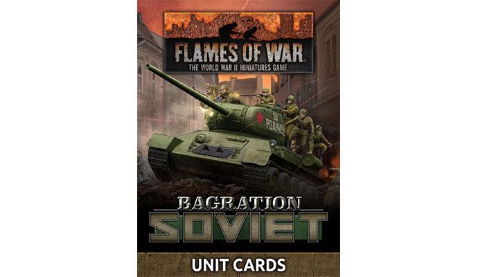 Flames of War: Bagration - Soviet Unit Cards - for just $20! 
