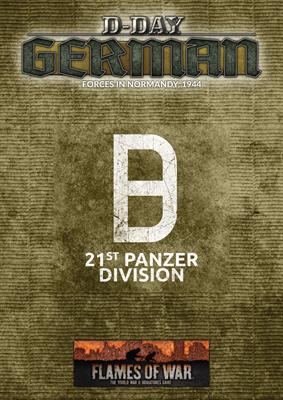Flames of War: D-Day - German 21st Panzer Division - for just $25! 