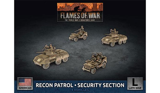 Flames of War: American Recon Patrol - Security Section (Late War) - for just $30! 