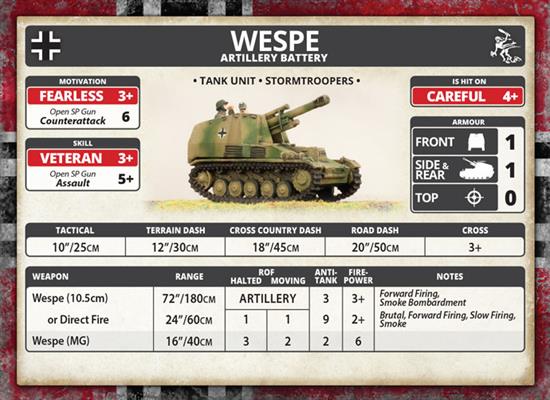 Flames of War: German Wespe Artillery Battery (Mid War) - for just $37! 