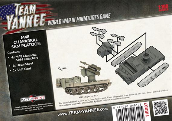 Team Yankee: M48 Chaparral SAM Platoon - for just $54! 