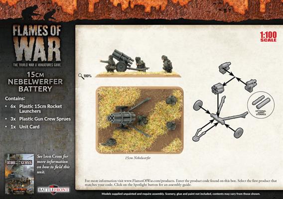 Flames of War: German 15cm Nebelwerfer Battery (Mid War) - for just $60! 