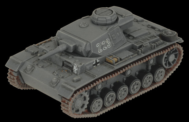 Flames of War: German Panzer III Tank Platoon (Mid War) - for just $50! 