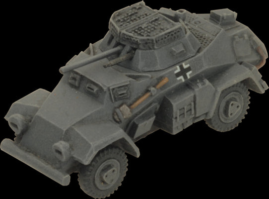 Flames of War: German SD KFZ 221 and 222 Light Scout Troop (Mid War) - for just $30! 