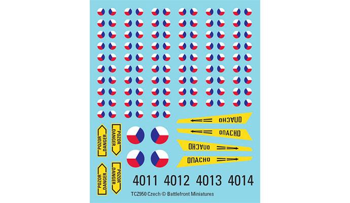 Team Yankee: Czechoslovakian Decals - for just $13! 