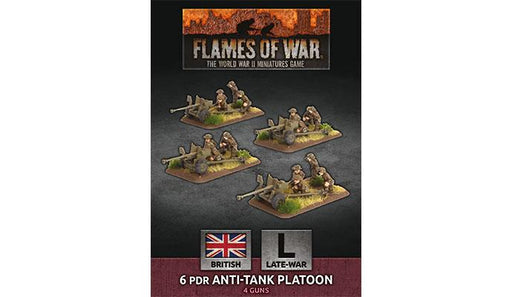 Flames of War: British 6 pdr Anti-tank Platoon (Late War) - for just $32! 