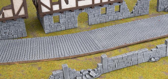 Battlefield in a Box: Wartorn Village - Cobblestone Road - for just $50! 