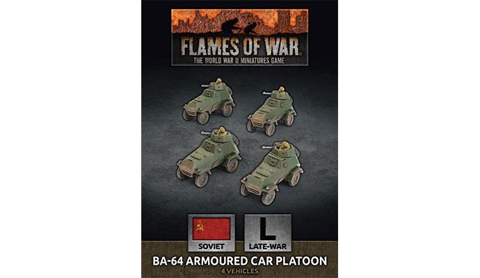 Flames of War: Soviet BA-64 Armoured Car Platoon (Late War) - for just $20! 