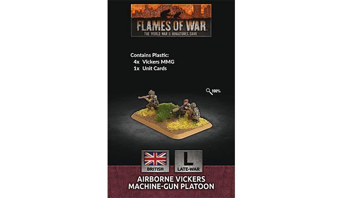Flames of War: British Airborne Vickers Machine-gun Platoon (Late War) - for just $10! 