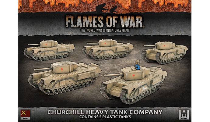 Flames of War: Soviet Churchill Heavy Tank Company (Mid War) - for just $50! 