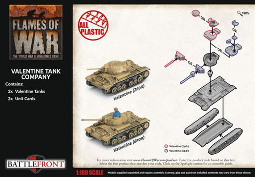 Flames of War: Soviet Valentine Tank Company (Late War) - for just $30! 