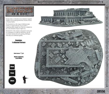 Battlefield in a Box: Gothic Battlefields - Blasted Terrace - for just $30! 
