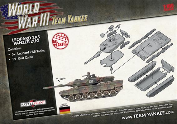 Team Yankee: West German Leopard 2A5 Panzer Zug - for just $50! 