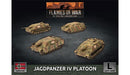Flames of War: German Jagdpanzer IV Tank-Hunter Platoon (Late War) - for just $54! 