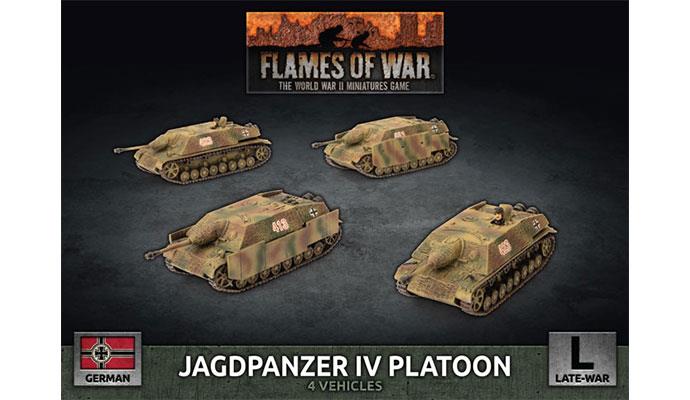 Flames of War: German Jagdpanzer IV Tank-Hunter Platoon (Late War) - for just $54! 