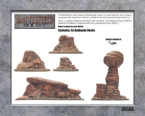 Battlefield in a Box: Badlands Tors - Mars - for just $25! 