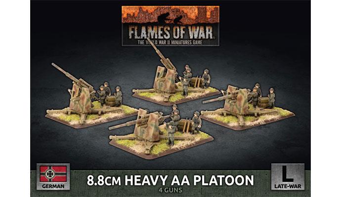 Flames of War: German 8.8cm Heavy AA Platoon (Late War) - for just $40! 