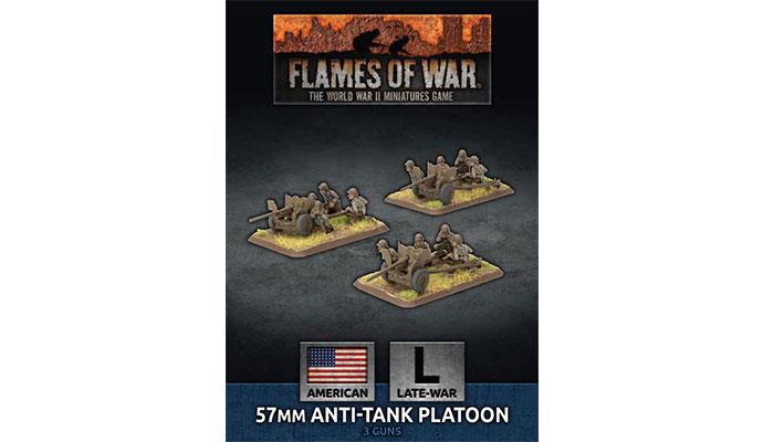 Flames of War: American 57mm Anti-Tank Platoon (Late War) - for just $30! 