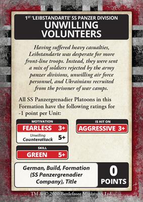 Flames of War: D-Day - Waffen-SS Command Card Pack - for just $10! 