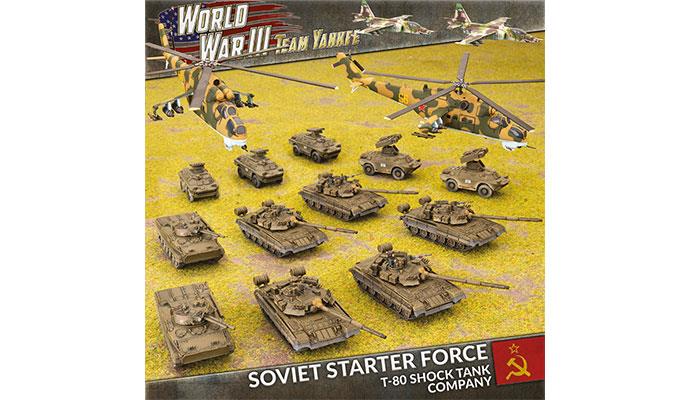 Team Yankee: Soviet Starter Force - T-80 Shock Tank Company - for just $110! 