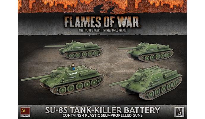 Flames of War: Soviet SU-85 Medium SP Battery (Mid War) - for just $40! 
