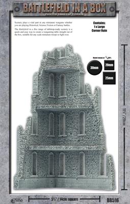 Battlefield in a Box: Gothic Battlefields - Large Corner Ruin - for just $35! 