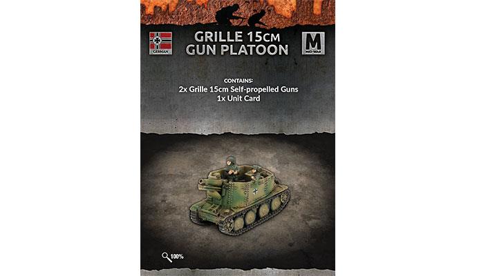 Flames of War: German Grille 15cm Gun Platoon (Mid War) - for just $24! 