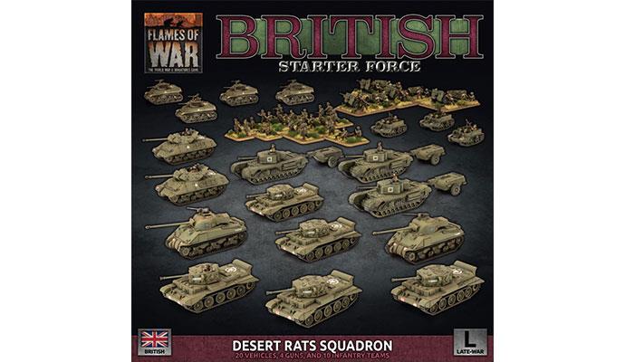 Flames of War: British Starter Force - Desert Rats Squadron - for just $110! 