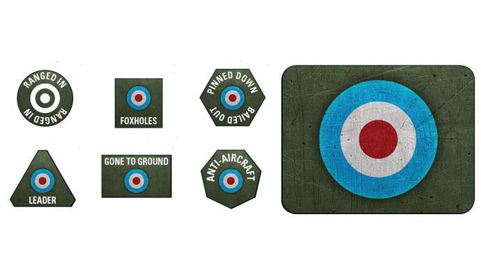 Flames of War: British Tokens and Objectives (Late War) - for just $16.50! 