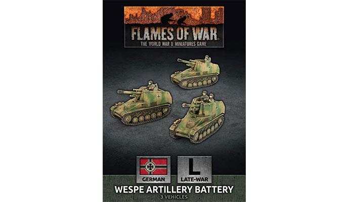 Flames of War: German Wespe Artillery Battery (Late War) - for just $37! 
