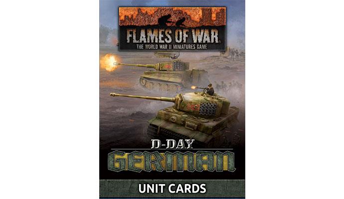 Flames of War: D-Day - German Unit Cards - for just $15! 