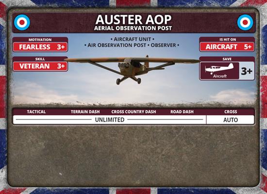 Flames of War: British Auster Observation Post (Late War) - for just $14.50! 