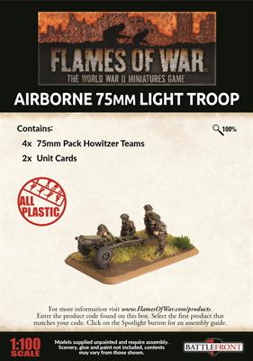Flames of War: British Airborne 75mm Light Troop (Late War) - for just $32! 