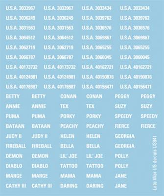 Flames of War: American Decals - for just $13! 