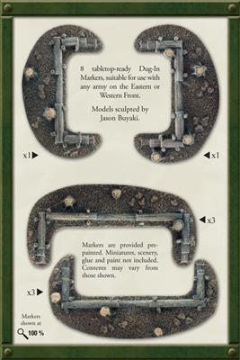 Flames of War: Log Emplacements - Dug In Markers - for just $18! 