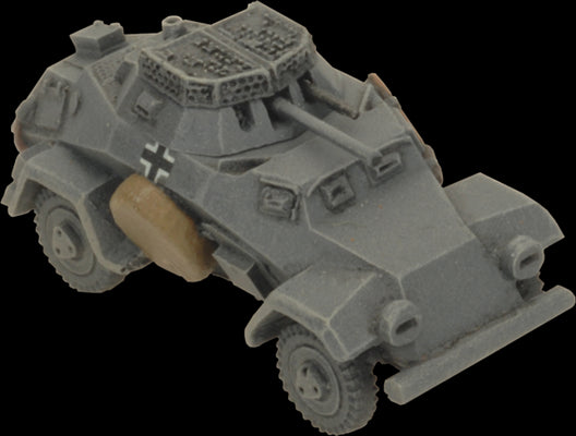 Flames of War: German SD KFZ 221 and 222 Light Scout Troop (Mid War) - for just $30! 