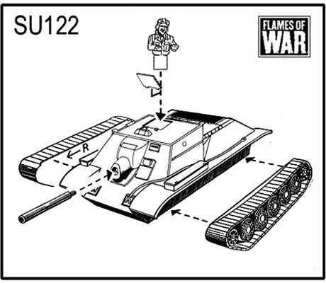 Flames of War: Soviet SU-122 (Mid War) - for just $13! 