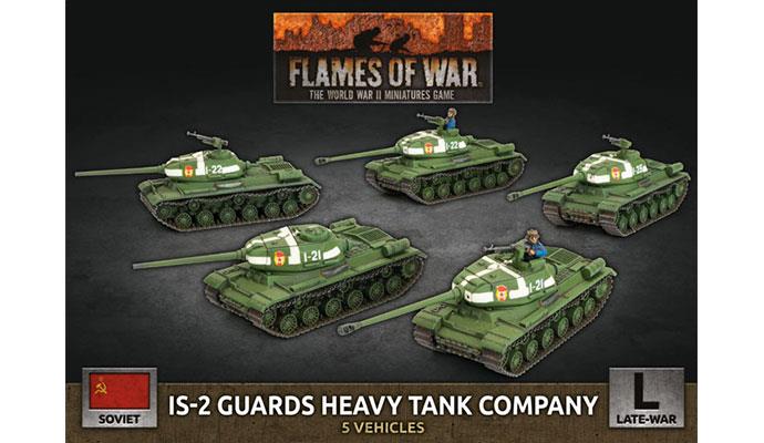 Flames of War: Soviet IS-2 Guards Heavy Tank Company (Late War) - for just $50! 
