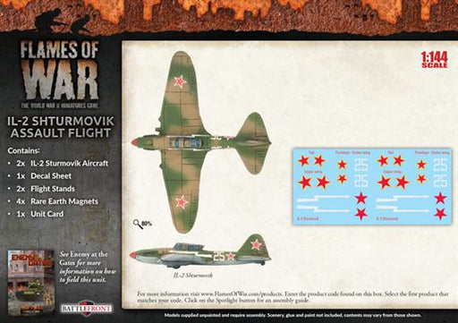 Flames of War: Soviet IL-2 Shturmovik Assault Flight (Mid War) - for just $30! 
