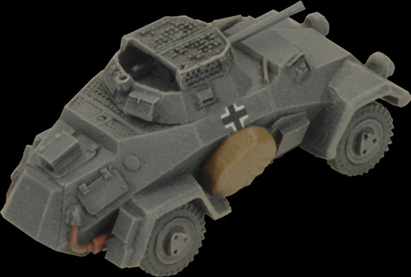 Flames of War: German SD KFZ 221 and 222 Light Scout Troop (Mid War) - for just $30! 
