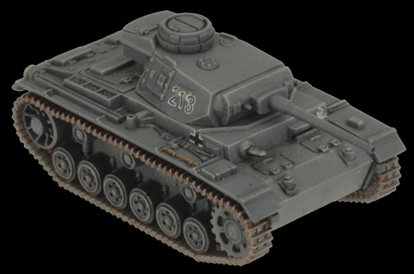 Flames of War: German Panzer III Tank Platoon (Mid War) - for just $50! 