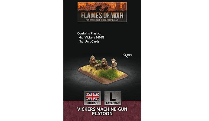 Flames of War: British Vickers MMG Platoon (Late War) - for just $10! 