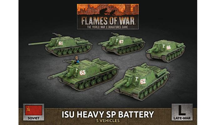 Flames of War: Soviet ISU Heavy SP Battery (Late War) - for just $50! 
