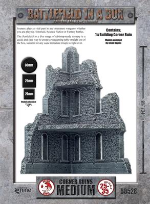 Battlefield in a Box: Gothic Battlefields - Medium Corner Ruins - for just $30! 