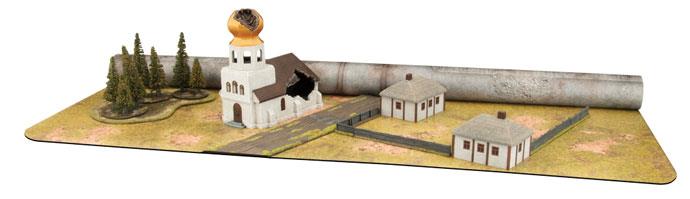 Battlefield in a Box: Gaming Mat - Brown/City - for just $109.99! 