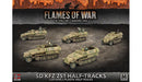 Flames of War: German SD KFZ 251 Half-Tracks (Mid War) - for just $50! 